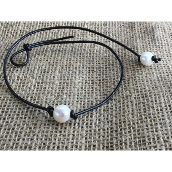 Retro Faux Pearl Boho Choker Necklace - Picture 8 of 8